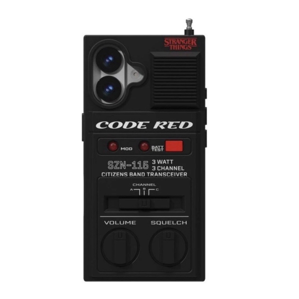 Stranger Things "Code Red" WALKIE TALKIE Vintage Radio Phone Case for iPhone 17